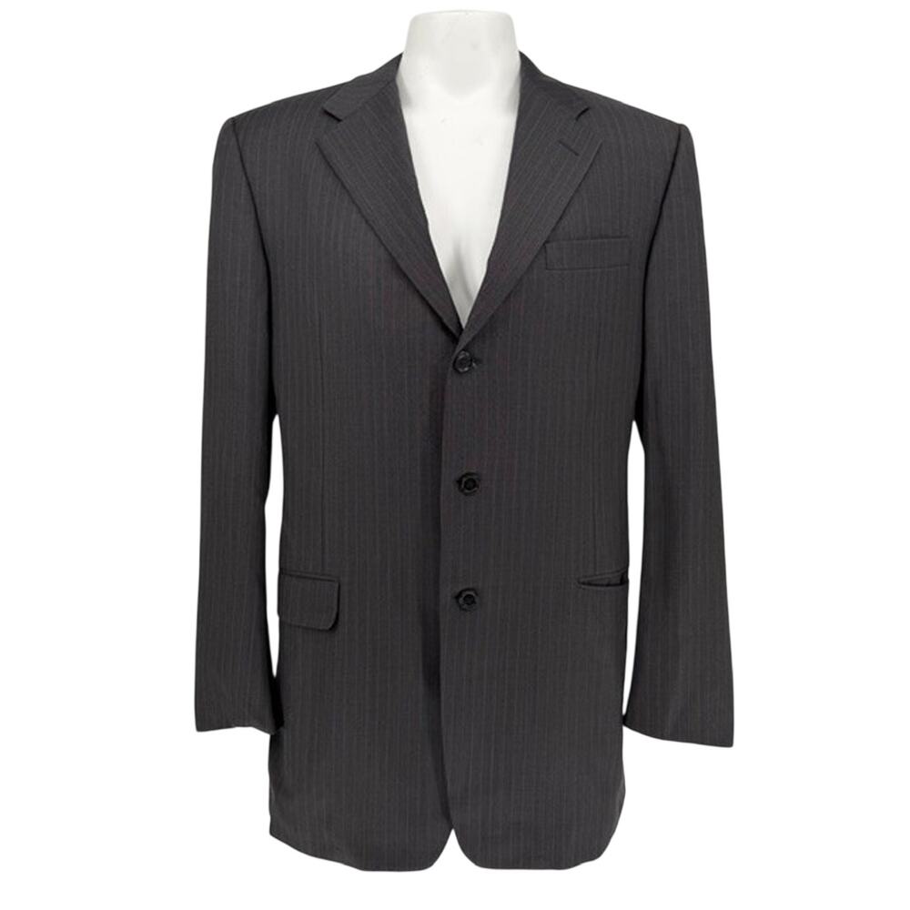 Vntg Hickey Freeman Blazer Men's Sport Coat 42L Silk Wool Blazer Union Made USA